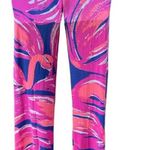 Lilly Pulitzer Georgia May Palazzo - Bomber Blue Plume Bloom Pants Photo 2