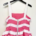 BARBIE x UNIQUE VINTAGE Pink White Retro 60th Anniversary Sun Dress Large 8/10 Photo 10