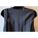 Kenneth Cole New York Sleeveless Black V-Neck faux wrap Dress Sz 12 Photo 5