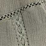 Staccato Womens  Olive Green Floral Embroidered Sleeveless Mini Dress Size Medium Photo 3