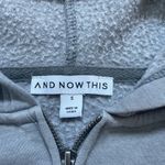 And Now This Cropped Grey Hoodie Photo 2