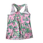 Lilly Pulitzer  SPF 50 Luxletic Sport Bra Tank Top Tropical Mandevilla Size M Photo 6