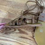 Pilcro Pilco Anthropologie NWOT Tie-Up Strappy Sandals Leather Size 7 Photo 13