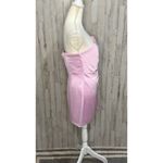 Ramy Brook NWT ‎ Women's Strapless Pink Satin Mini Dress Size 8 Party Cocktail Photo 4