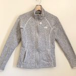 The North Face  Gray Fleece Full Zip Long Sleeves Jacket Small Photo 0