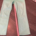 Pilcro and the Letterpress jeans, light green, crop, stretch size 27, St Patty’s Photo 12