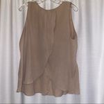 Maurice's Tan and beige lace tank top XL Photo 6