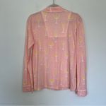 P.J. Salvage NWOT  Cheers Button Down Pajama Top Pink Champagne Photo 2