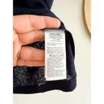 J.Crew | NWT New relaxed linen T-shirt in Navy Blue | Sz XXS Photo 4