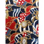 Vintage VTG Woodsbury Nautical Rope Compass Journey Blouse Shirt Womens Medium Photo 2