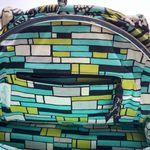 Vera Bradley Women’s Turquoise & Lime Green Flower Decoration Vibe Hand Purse Photo 4