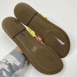 Talbots | Yellow Floral Eyelet Flip Flop Sandals 9 Photo 2