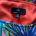 Ronni Nicole Colorful Tropical Sleeveless Dress Photo 3