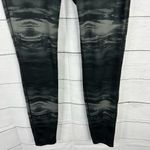 Athleta Womens Chaturanga Multi Flare Print 7/8 Leggings size Medium Gray Black Photo 5
