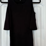 Banana Republic  Black Cold Shoulder Sweater‎ Size Small Photo 0
