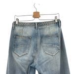 Driftwood  Charlee Wide Leg Jeans Braided Waist Button Fly Blue Size 27 Photo 6