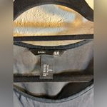 H&M basic black knit dress, sleeveless, excellent layer piece w sheer details Photo 1