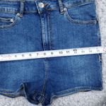 ASOS High Rise Lift and Contour Jean Shorts Mid Blue Stretch US 6 UK 10 Shortie Photo 9