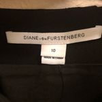 Diane Von Furstenberg  Black with Leather Mini Photo 2