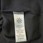 Athleta  Horizons Midi Black Dress Athleisure Cinched Waist Cap Sleeves Women’s M Photo 8