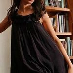Free People  Intimately Just For You Black Trapeeze Mini Dress Photo 0