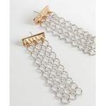 Mango NWT  Chain Earrings in Gold 67050095 Poison Photo 1