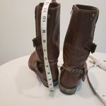 Kensie Brown Leather Boots Size 8 Photo 5