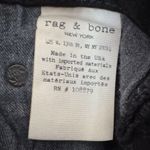 Rag and Bone Lace Up Skinny Jeans Black Coal cotton blend casual pockets high rise Photo 11