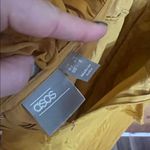 ASOS  Ruffle Sunset Flutter Maxi Golden Yellow Tie Back Chiffon Dress Whimsical 8 Photo 8