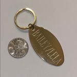 Engraved Bailey/Lela Stylish Gold Oval Keychain Photo 1