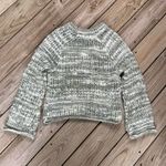 Women's Open Knit Green And White Pullover Sweater Size M Size M Photo 1