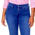 NYDJ Marilyn Straight Leg Crop Snap Closure Medium Wash Women’s Plus Size 24W Photo 4