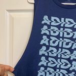 Adidas Wavy Blue Muscle Tank Photo 3