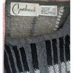 Vintage Carducci Geometric Textured Sweater, Size S Photo 3