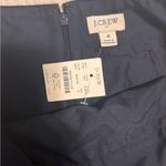 J.Crew NWT Skirt Womens 4 Pencil Lined Ribbon Trim Cotton Navy Career Preppy Photo 1
