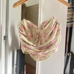 House Of CB Lemon Yellow Floral “Vivienne” Corset Top Photo 1