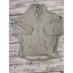 Alo Yoga Bamboo Dolman Shearling Snap Neck Curved Hem Sweatshirt medium Photo 1