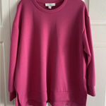 Magaschoni ‎ Womens 1X Pink Pullover Sweater Photo 0