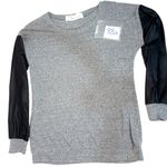 Vintage Havana  Gray & Black Long-Sleeve Top Large 88a Photo 7