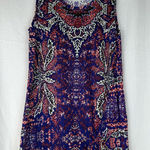 Athleta  Vibrant Blue and Red Mini Dress Photo 0