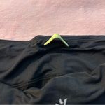 Athleta black torpedo shorts with neon piping and snakeskin print accent size XL Photo 3