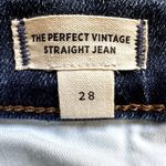 Madewell  The Perfect Vintage Straight Jean Bright Indigo Wash Instacozy Blue 28 Photo 4