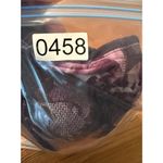 Cacique  Bra 42DDD Boost Balconette Purple Lace Floral Underwire Front Detail Photo 10