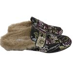Steve Madden Embroidered Floral Kaden Mules Flats Size 7.5M Slip On Shoes Photo 5