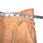 Joie NWT  Marin Peach Bloom Cropped High Rise Gauzy Orange Belted Pants 00 Photo 6