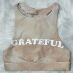 Spiritual Gangster Grateful Racerback Crop Top Bra Size XS Photo 1