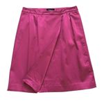 Talbots  Skirt Raspberry Pink Faux Wrap Pockets Career Dressy Lined Skirt Size 8 Photo 2