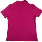 Under Armour NWT  Womens Large Pink One Button  Short Sleeve Polo Golf Heat Gear Photo 3