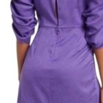 Ronny Kobo Amara Silk Mini Dress Purple Womens Size XS Photo 1