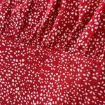 Sundae Muse Red Printed Dress Photo 3